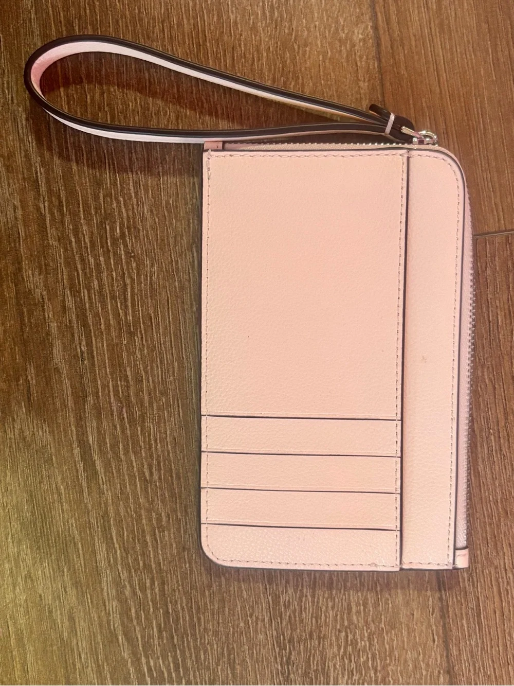 Kate Spade Lucy peach card holder wristlet NWT MSRP: $159!